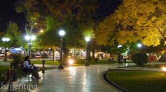 Godoy Cruz, A Park At Night