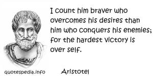 Aristotle on Courage To Conquer Self