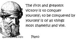 Plato on Victory Of Conquering Self